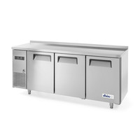 Établi de congélation en acier inoxydable | 390L | 3 portes | 1800x600x(H)850mm