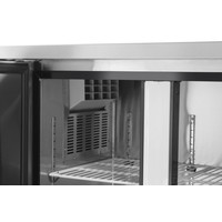 Stainless steel freezer workbench | 390L | 3 Doors | 1800x600x (H)850mm