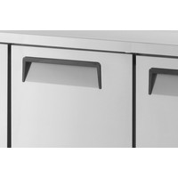 Stainless steel freezer workbench | 390L | 3 Doors | 1800x600x (H)850mm