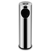 Hendi Waste Bin With Ashtray | Stainless steel 15 liters