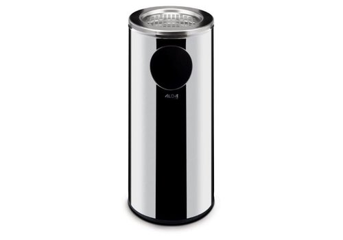  Hendi Poubelle avec cendrier | acier inoxydable | 33 litres 