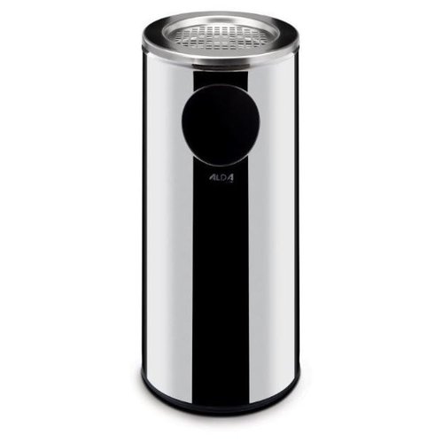  Hendi Poubelle avec cendrier | acier inoxydable | 33 litres 