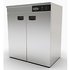 Combisteel Edelstahl-Wärmeschrank | 2 Türen