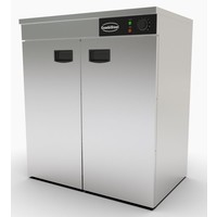 Edelstahl-Wärmeschrank | 2 Türen