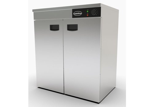  Combisteel Stainless steel warming cabinet 2 doors 