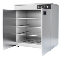 Edelstahl-Wärmeschrank | 2 Türen
