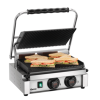 Contact grill | Stainless steel 230 V
