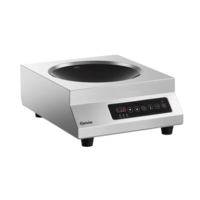 Wok à induction | Acier inoxydable | 35,5x44x16,5 cm
