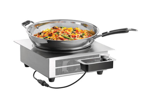  Bartscher Built-in induction wok | stainless steel | 37x39x13.5 cm 