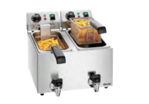 Bartscher Friteuse SNACK II Plus | acier inoxydable | 4 LITRES | 9 kG 