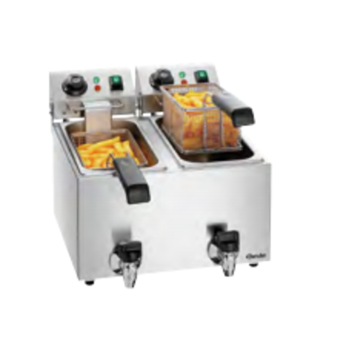  Bartscher Fritteuse SNACK II Plus | Edelstahl | 4 LITER | 9 kG 