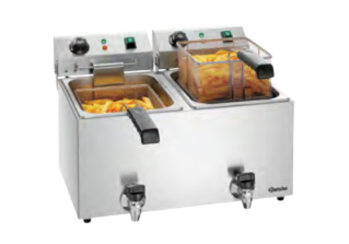  Bartscher Friteuse SNACK IV Plus | acier inoxydable | 9 LITRES | 11,5 kG 