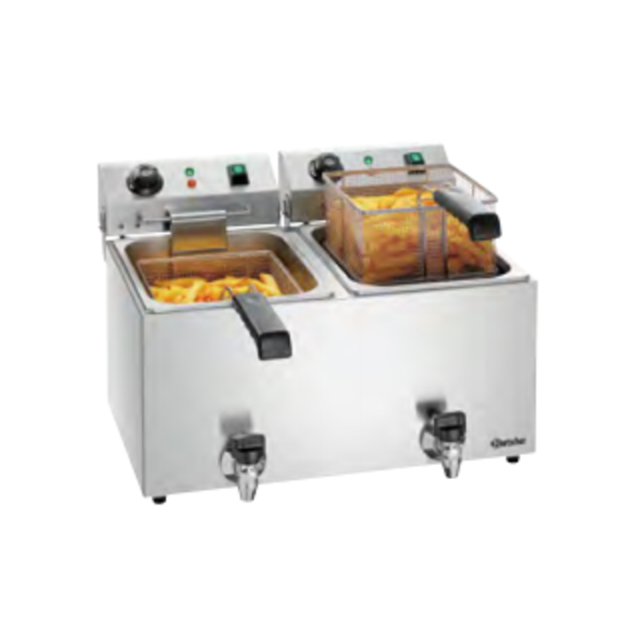 Friteuse SNACK IV Plus | acier inoxydable | 9 LITRES | 11,5 kG