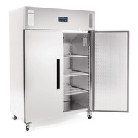 Catering Fridge | stainless steel | 2-door | 1200L | G594