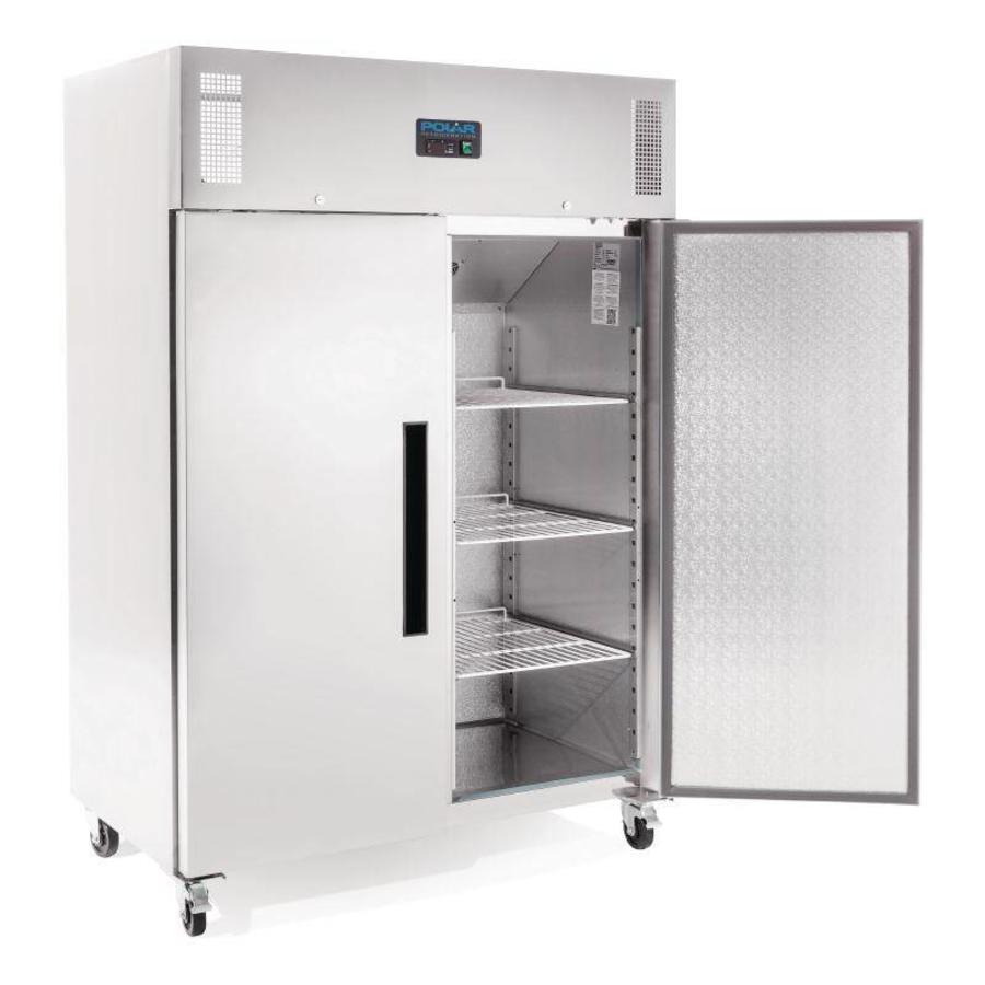 Gastronomiekühlschrank | Edelstahl | 2-türig | 1200 l | G594