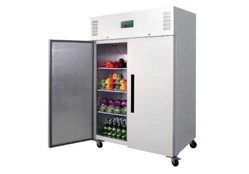  Polar Refroidissement 2 portes | Blanc | 1200 litres 