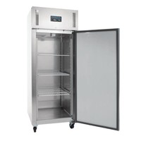 Kühlschrank mit Rädern | Edelstahl | 650L