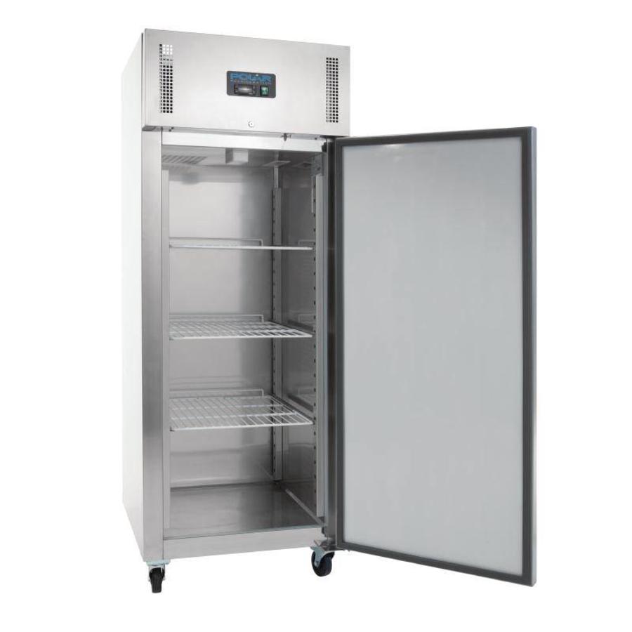 Refrigerator with wheels | Stainless steel | 650L