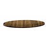 HorecaTraders Plateau de table rond | Bois de cerisier | 3 tailles