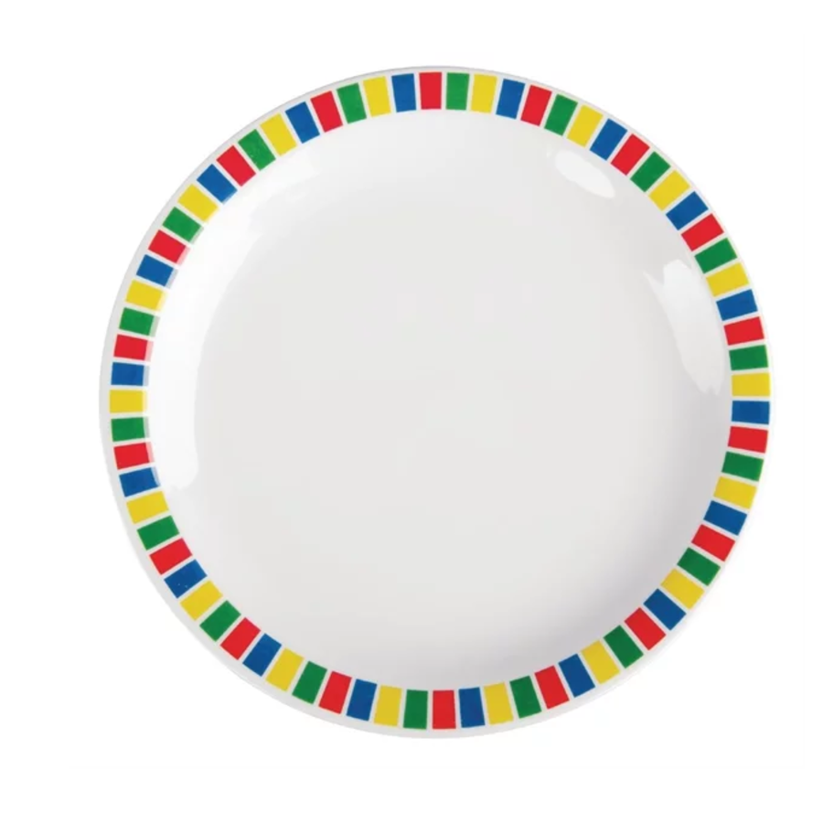 Kleurrijke Melamine Kom 12 stuks | 2 Formaten