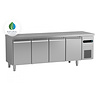 Snowflake Refrigerated Workbench 4 Doors | 343 Liters | 2242x700x830-900mm