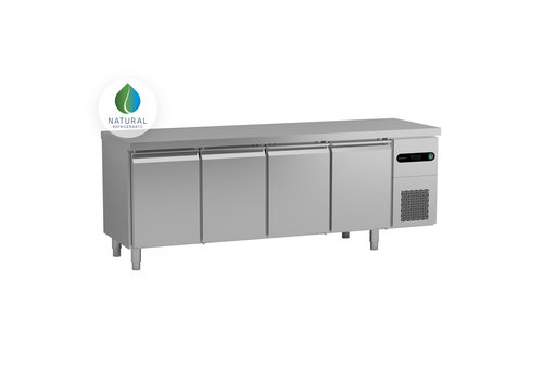  Hoshizaki Établi réfrigéré Snowflake 4 portes | 343 litres | 2242x700x830-900mm 