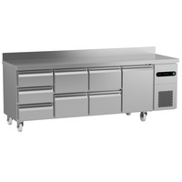 Snowflake Kühlwerkbank 4 Türen | 343 Liter | 2242x700x830-900mm