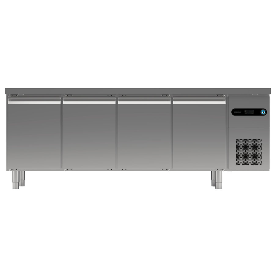 Établi réfrigéré Snowflake 4 portes | 343 litres | 2242x700x830-900mm