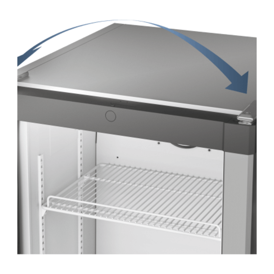 Fv913 Premium | Gefrierschrank-Display | LED beleuchtet