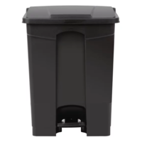 Poubelle noire 65L | 4 couleurs