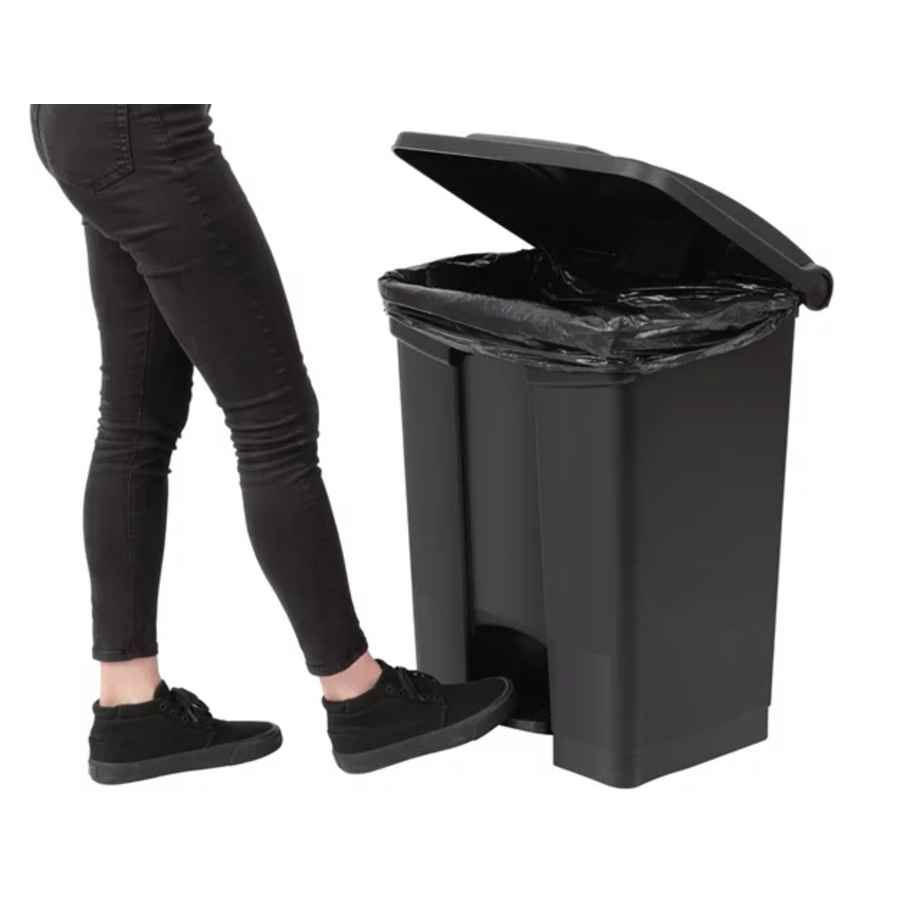 Poubelle noire 65L | 4 couleurs