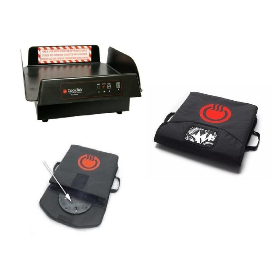 Pizza Thermal Delivery System 16 "| Komplettset: Tasche + CD + Ladestation
