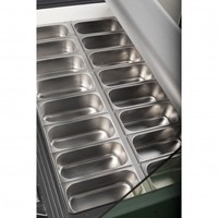 Vitrine de glaces Hawaï | 16 pots de glace | 1590x1195x1335mm
