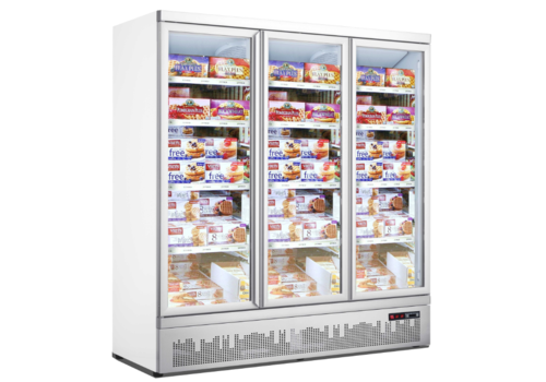  Combisteel Freezer 3 Glass Doors | 188x71x199.7 (h) cm 