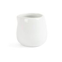 Petit pot à lait en porcelaine blanche (12 pièces)