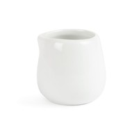 Whiteware Small white porcelain milk jug (12 pieces)