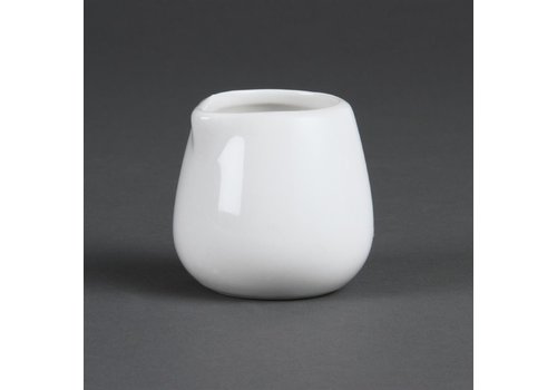  Olympia Petit pot à lait en porcelaine blanche (12 pièces) 