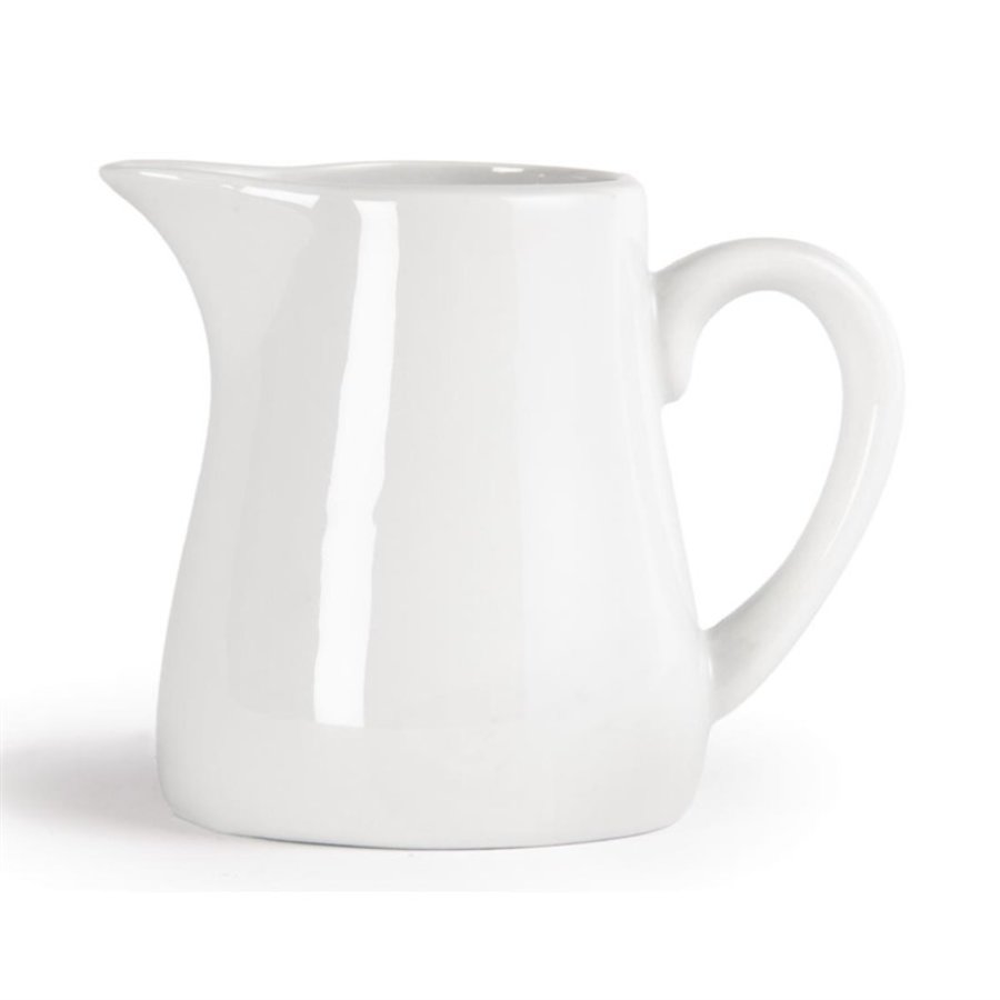 White Porcelain Milk Jug | 21.2 cl (Pack of 6)