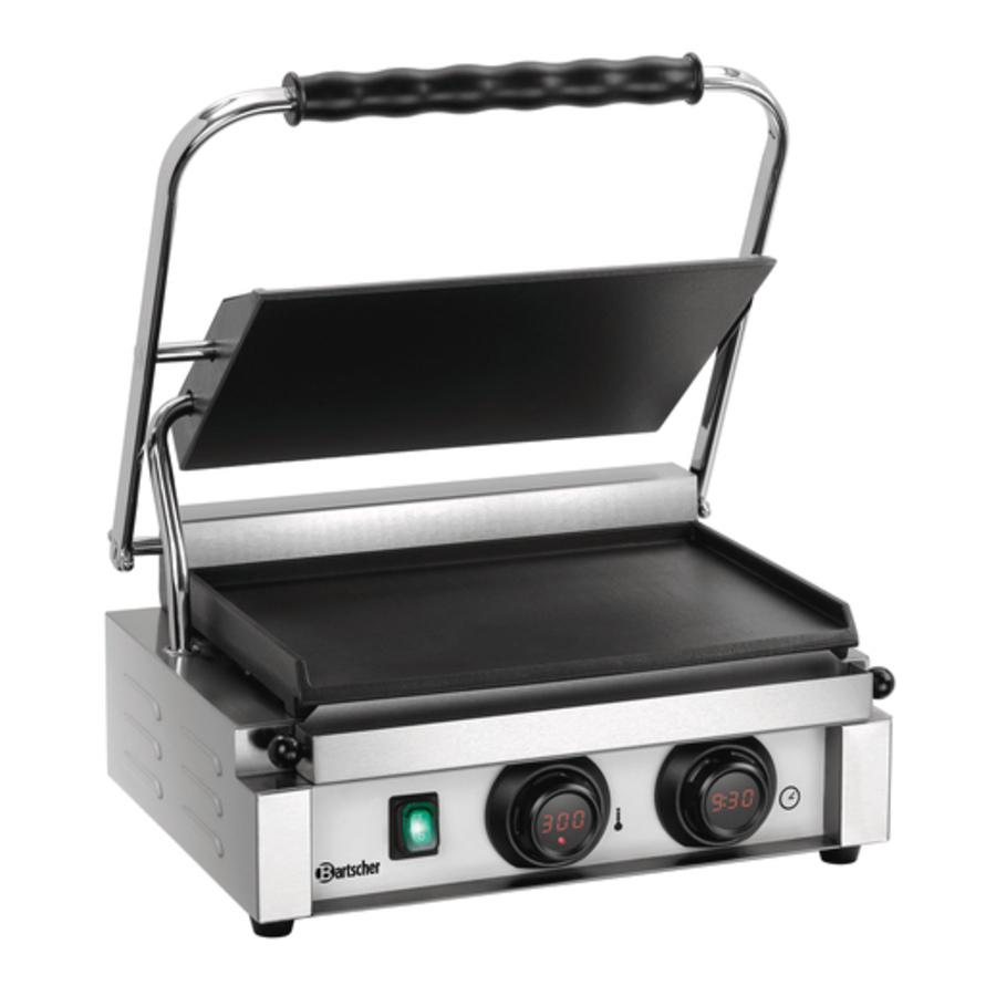 Gladde Contactgrill | RVS