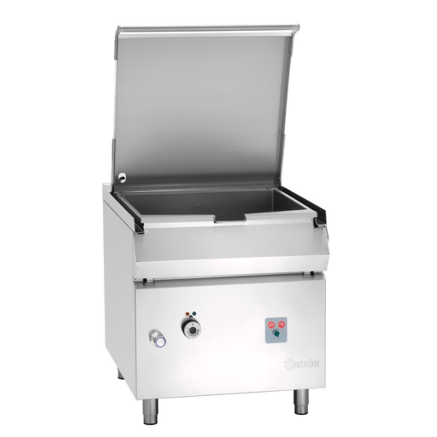 Poêle à frire inclinable | acier inoxydable | 70 litres