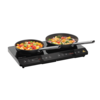 Schwarzes Induktionskochfeld | 3500 Watt | Doppelt