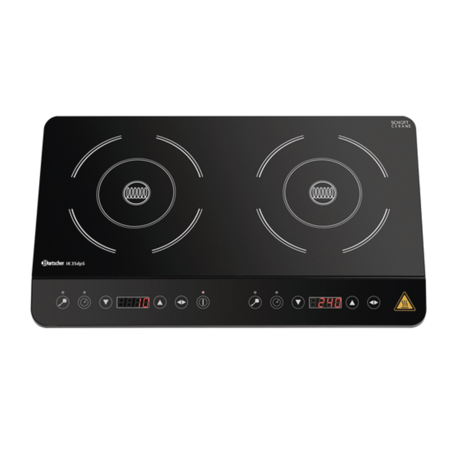 Plaque à induction noire | 3500 watts | Double