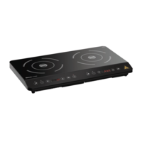 Plaque à induction noire | 3500 watts | Double