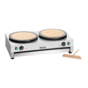 Bartscher Crêpe-Backblech | Edelstahl | Doppelt | 400 mm | 230 Volt