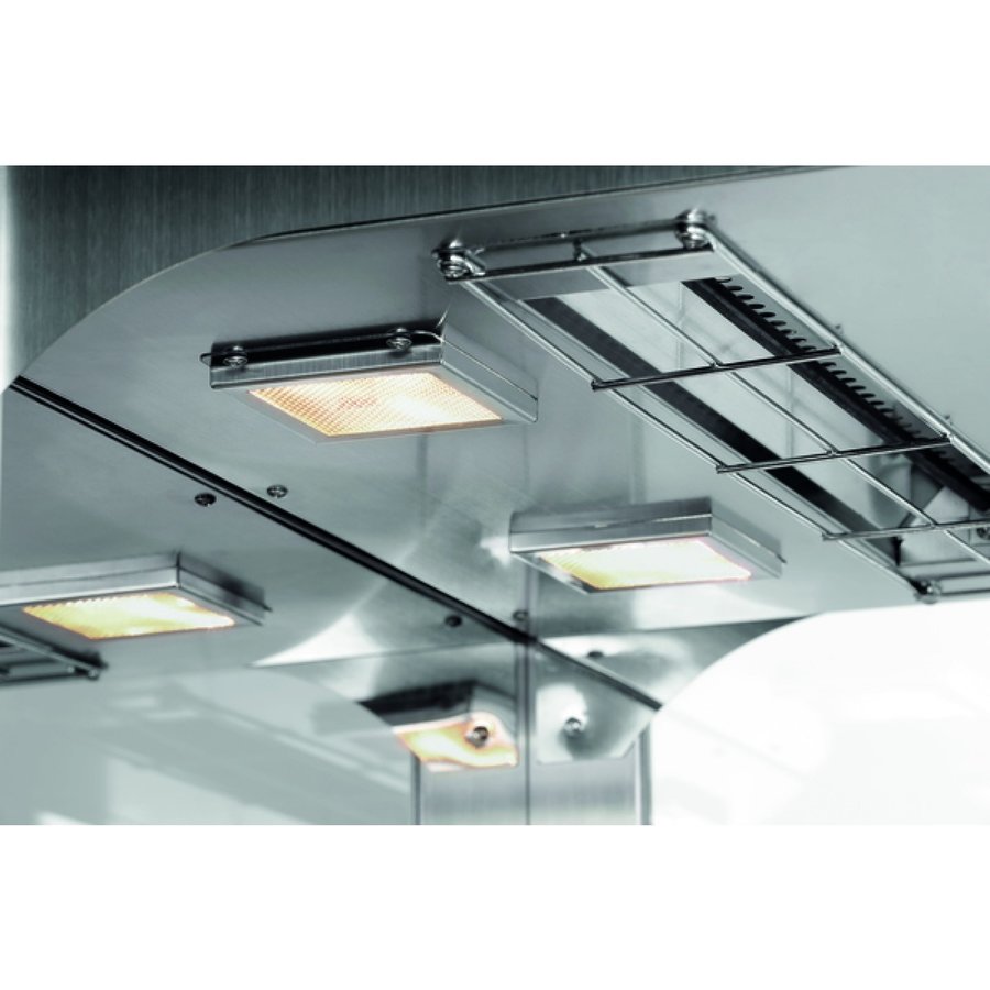 Barre chauffante 5900 2ER | Acier inoxydable et verre