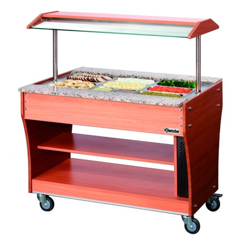  Bartscher Buffet cart Warm | For 3x 1 / 1GN containers 