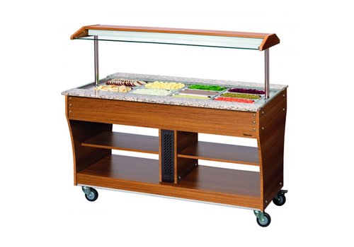  Bartscher Buffet trolley | Warm | For 4x 1/1 GN containers 