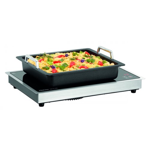  Bartscher Induktionsheizplatte Glas | Geeignet für den Einbau | Max. 1000 W 