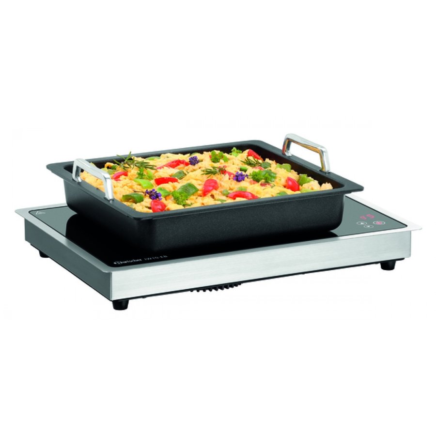 Plaque chauffante à induction Verre | Convient pour l'encastrement | Max. 1000W