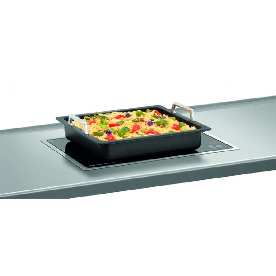 Plaque chauffante à induction Verre | Convient pour l'encastrement | Max. 1000W